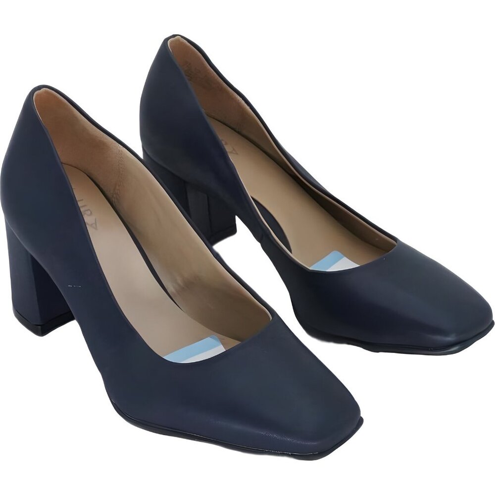 Naturalizer Navy Blue Heels 7 - Picture 4 of 6